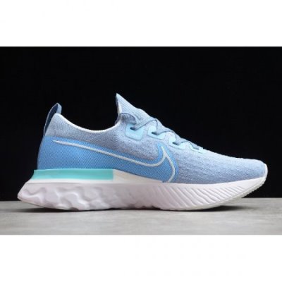 Nike Epic React Flyknit Lake Mavi Koşu Ayakkabısı Türkiye - KZIOBE08